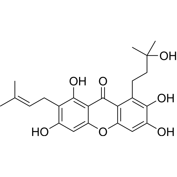 Garcinone C Chemical Structure Garcinone C (Synonyms: 伽升沃 C)
