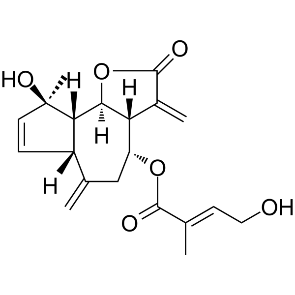 Eupalinilide B Chemical Structure Eupalinilide B (Synonyms: 林泽兰内酯B)