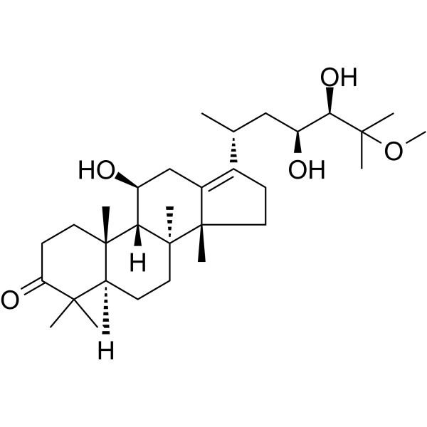 25-O-Methylalisol A Chemical Structure 25-O-Methylalisol A (Synonyms: 25-甲氧基泽泻醇 A)