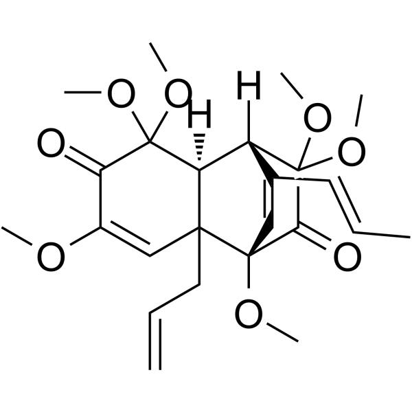 Isoasatone A Chemical Structure Isoasatone A (Synonyms: 异细辛酮 A)