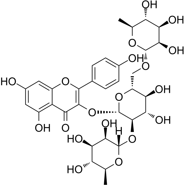 Clitorin Chemical Structure Clitorin (Synonyms: 碟豆素)