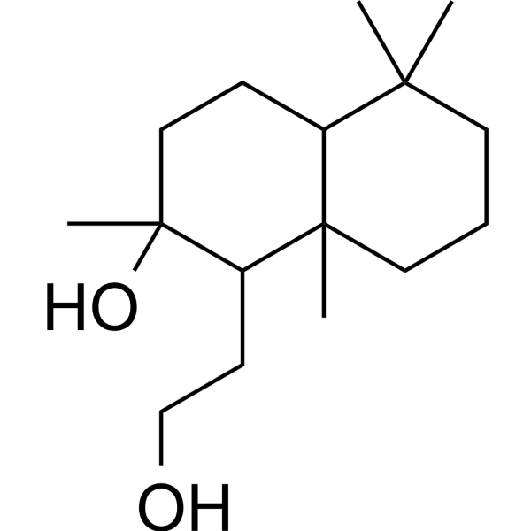 Sclareol glycol Chemical Structure Sclareol glycol (Synonyms: 香紫苏二醇)