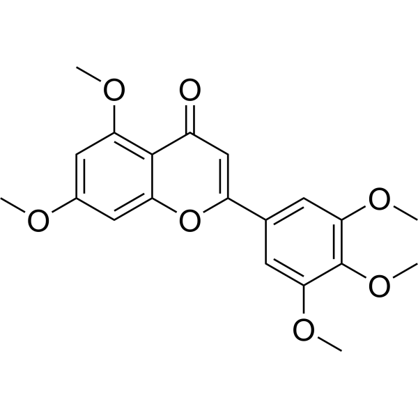 3',4',5',5,7-Pentamethoxyflavone Chemical Structure 3