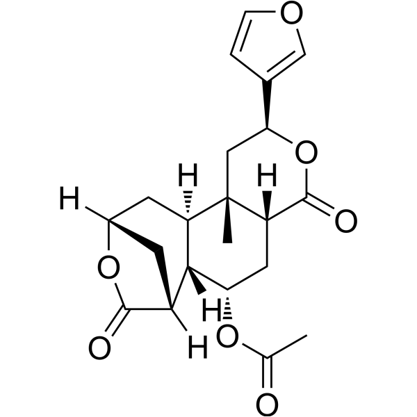 8-Epidiosbulbin E acetate Chemical Structure 8-Epidiosbulbin E acetate (Synonyms: 8-表黄药子素E乙酸酯)