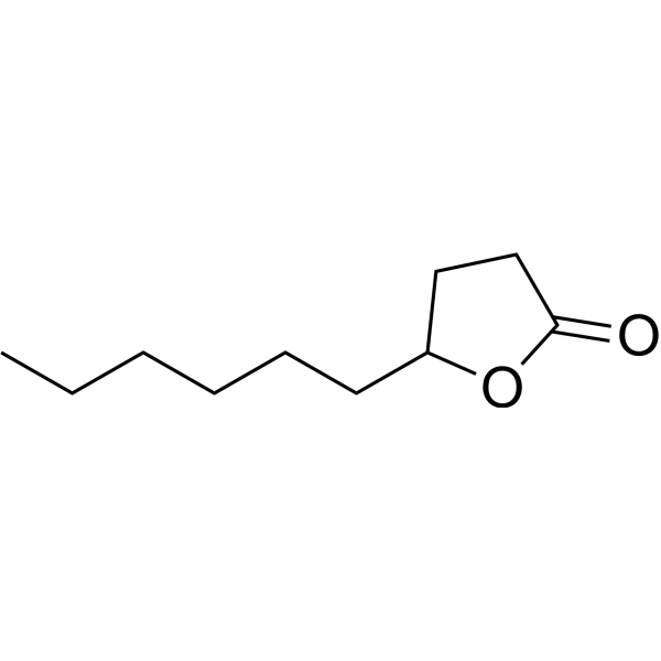 Gamma-decalactone Chemical Structure Gamma-decalactone (Synonyms: γ-癸酸内酯)