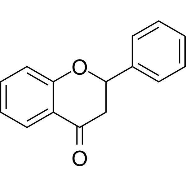 Flavanone Chemical Structure Flavanone (Synonyms: 黄烷酮)