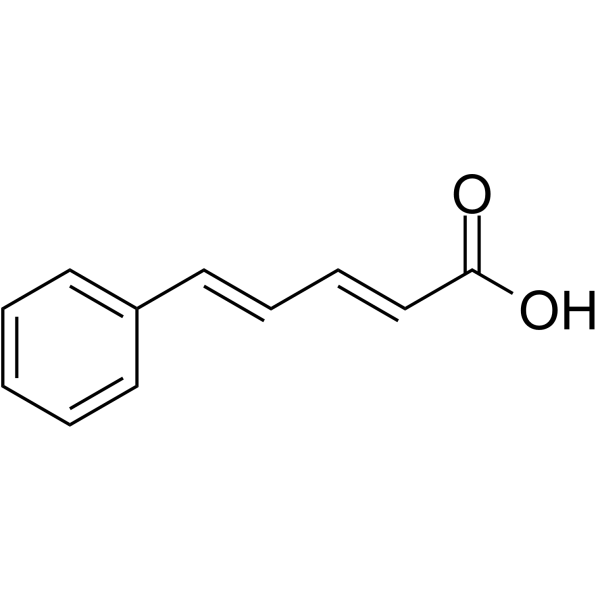Cinnamylideneacetic acid Chemical Structure Cinnamylideneacetic acid (Synonyms: Cinnamalacetic acid)