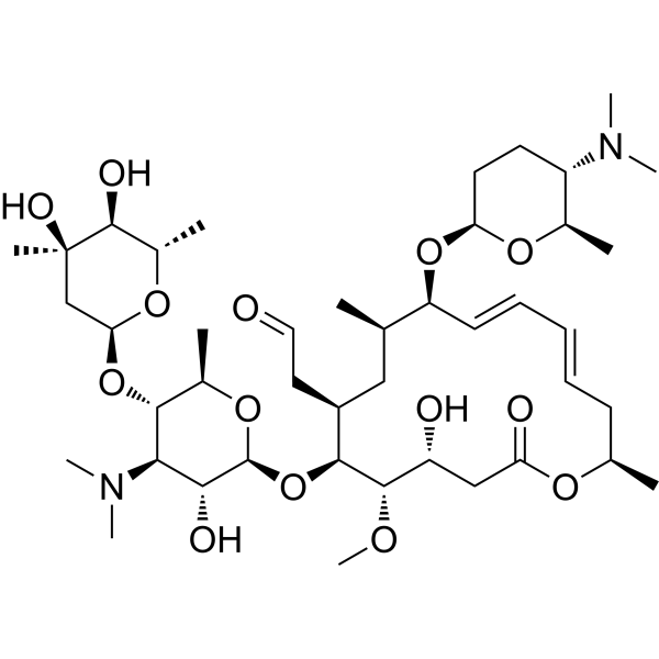 Spiramycin I Chemical Structure Spiramycin I (Synonyms: 螺旋霉素 I)