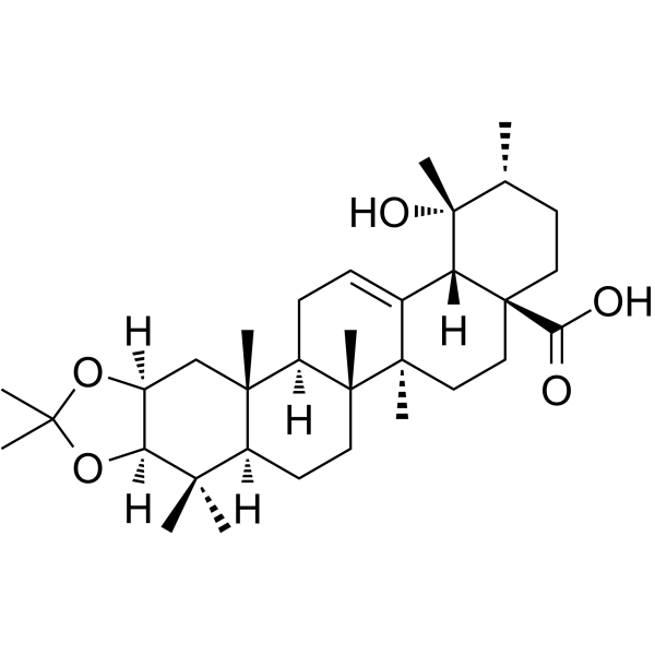 2,3-O-Isopropylidenyl euscaphic acid Chemical Structure 2,3-O-Isopropylidenyl euscaphic acid
