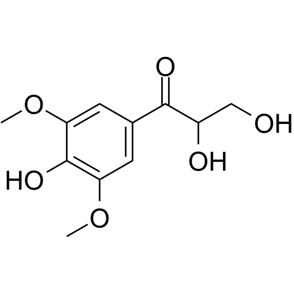 2,3,4'-Trihydroxy-3',5'-dimethoxypropiophenone Chemical Structure 2,3,4