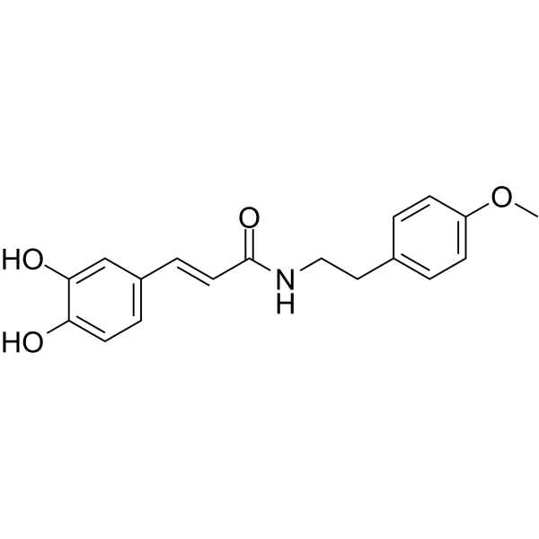 N-Caffeoyl O-methyltyramine Chemical Structure N-Caffeoyl O-methyltyramine