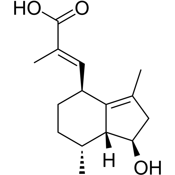 Hydroxyvalerenic acid Chemical Structure Hydroxyvalerenic acid (Synonyms: 羟基缬草酸)