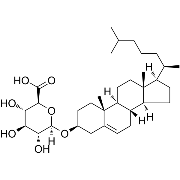Cholesterol glucuronide Chemical Structure Cholesterol glucuronide
