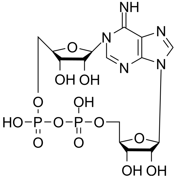 Cyclic ADP-ribose Chemical Structure Cyclic ADP-ribose (Synonyms: 环状ADP核糖; cADPR)