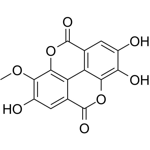 3-O-Methylellagic acid Chemical Structure 3-O-Methylellagic acid