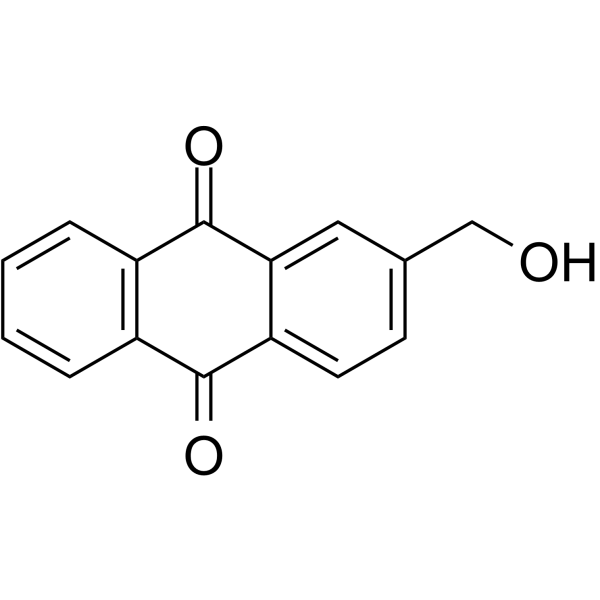 2-(Hydroxymethyl)anthraquinone Chemical Structure 2-(Hydroxymethyl)anthraquinone