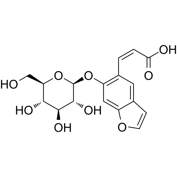 Psoralenoside Chemical Structure Psoralenoside