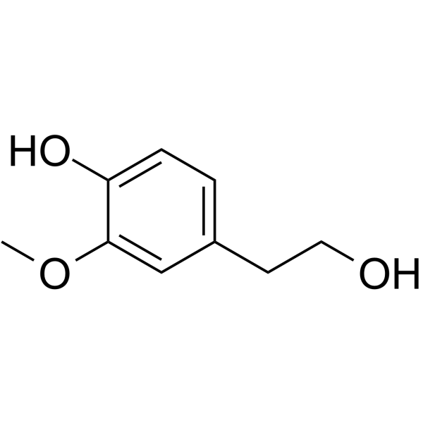 Homovanillyl alcohol Chemical Structure Homovanillyl alcohol (Synonyms: 高香草醇)