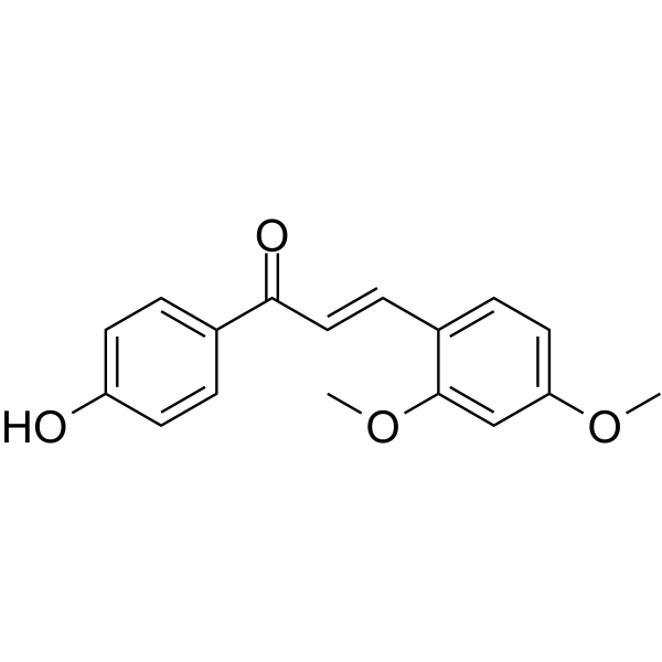 4'-Hydroxy-2,4-dimethoxychalcone Chemical Structure 4