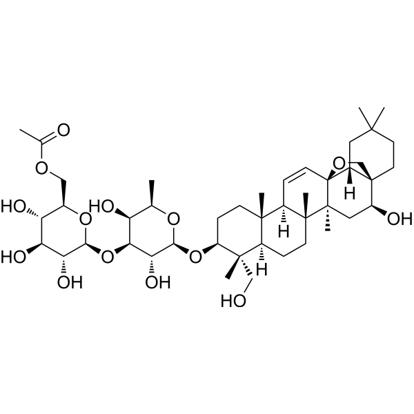 6''-O-Acetylsaikosaponin A Chemical Structure 6