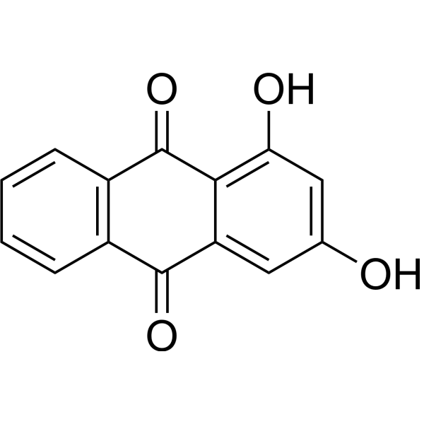 Xanthopurpurin Chemical Structure Xanthopurpurin (Synonyms: Purpuroxanthin)