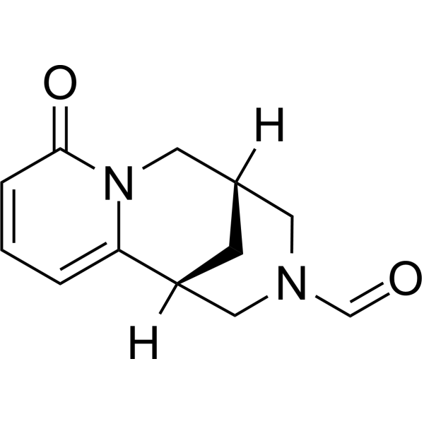 N-Formylcytisine Chemical Structure N-Formylcytisine (Synonyms: N-甲酰金雀花碱)