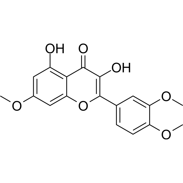 3',4',7-Trimethoxyquercetin Chemical Structure 3