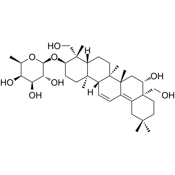 Prosaikogenin D Chemical Structure Prosaikogenin D (Synonyms: 柴胡次皂苷D)