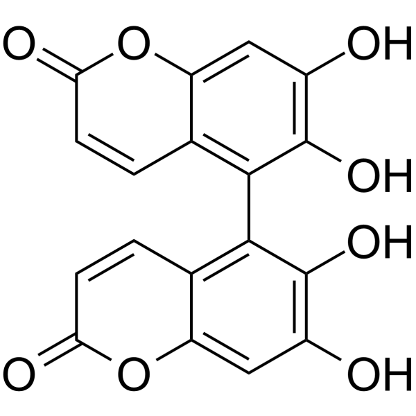 Euphorbetin Chemical Structure Euphorbetin (Synonyms: 千金子素)