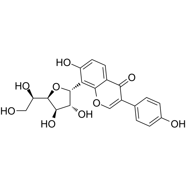Neopuerarin A Chemical Structure Neopuerarin A (Synonyms: 新葛根甲素)