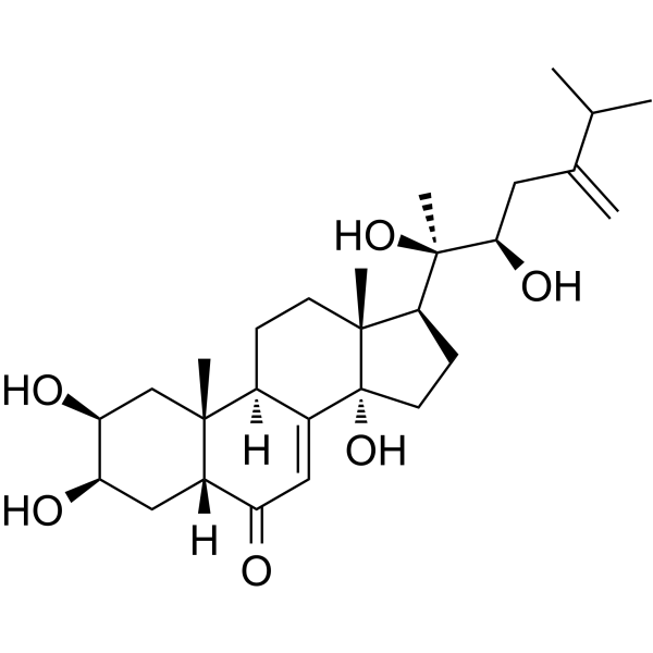 Polyporusterone B Chemical Structure Polyporusterone B (Synonyms: 猪苓酮B)