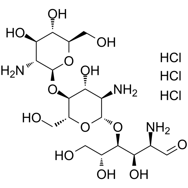 Chitotriose trihydrochloride Chemical Structure Chitotriose trihydrochloride (Synonyms: 壳三糖三盐酸盐)