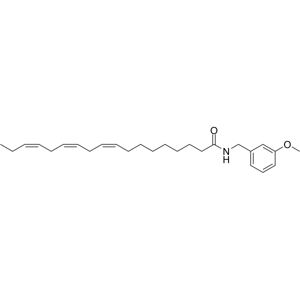 N-(3-Methoxybenzyl)-(9Z,12Z,15Z)-octadecatrienamide                                          (Synonyms: 间-甲氧基苄基-亚麻酰胺)