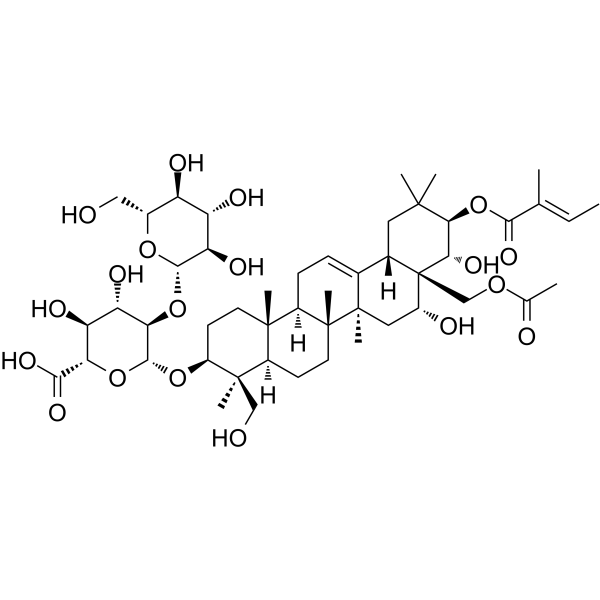 Isoescin Ie Chemical Structure Isoescin Ie (Synonyms: 异七叶皂苷Ie)