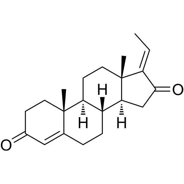 (-)-(E)-Guggulsterone (Standard) Chemical Structure (-)-(E)-Guggulsterone (Standard) (Synonyms: (E)-Guggulsterone (Standard))
