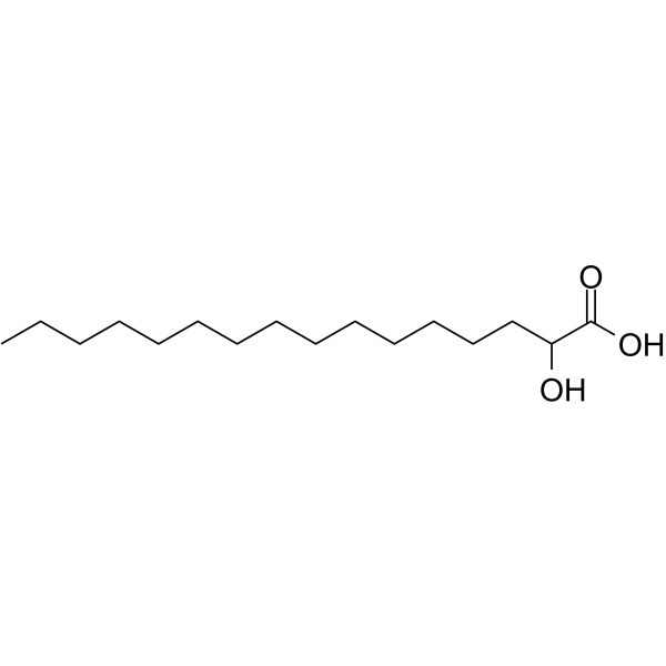 2-Hydroxypalmitic acid Chemical Structure 2-Hydroxypalmitic acid