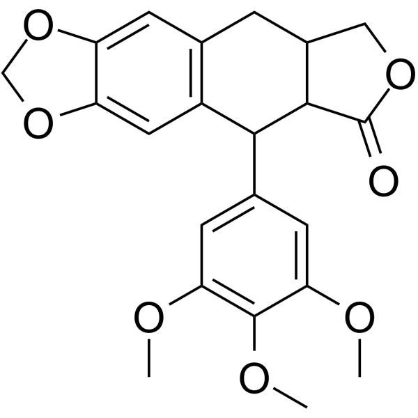 Isoanthricin Chemical Structure Isoanthricin (Synonyms: (Rac)-Deoxypodophyllotoxin)