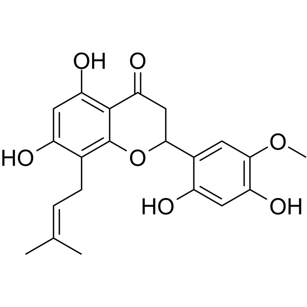 Kushenol W Chemical Structure Kushenol W (Synonyms: 苦参醇W)