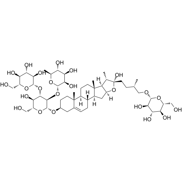 Protoneogracillin Chemical Structure Protoneogracillin