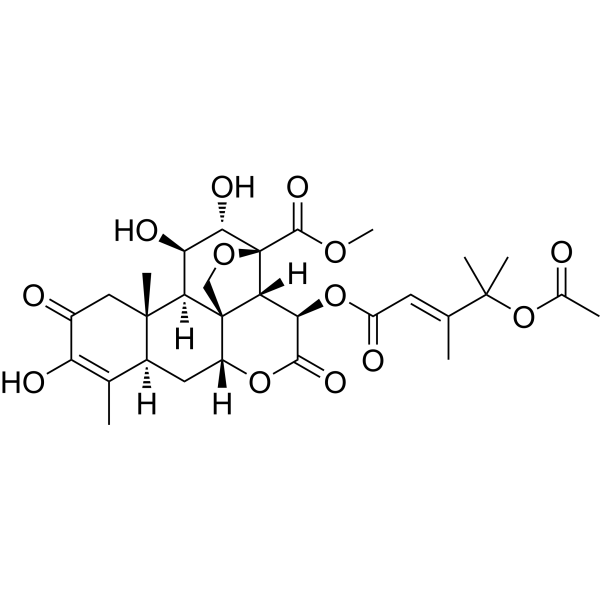 Bruceantinol Chemical Structure Bruceantinol