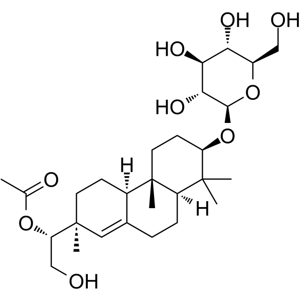 Hythiemoside B Chemical Structure Hythiemoside B