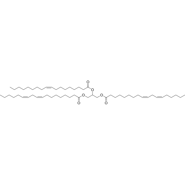 1,3-Linolein-2-Olein Chemical Structure 1,3-Linolein-2-Olein (Synonyms: 1,3亚油酸-2-油酸甘油酯)