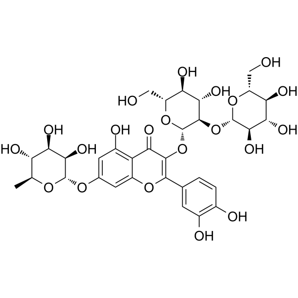 Quercetin 3-O-sophoroside-7-O-rhamnoside