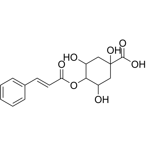 4-O-Cinnamoylquinic acid Chemical Structure 4-O-Cinnamoylquinic acid