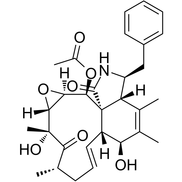 19,20-Epoxycytochalasin C Chemical Structure 19,20-Epoxycytochalasin C