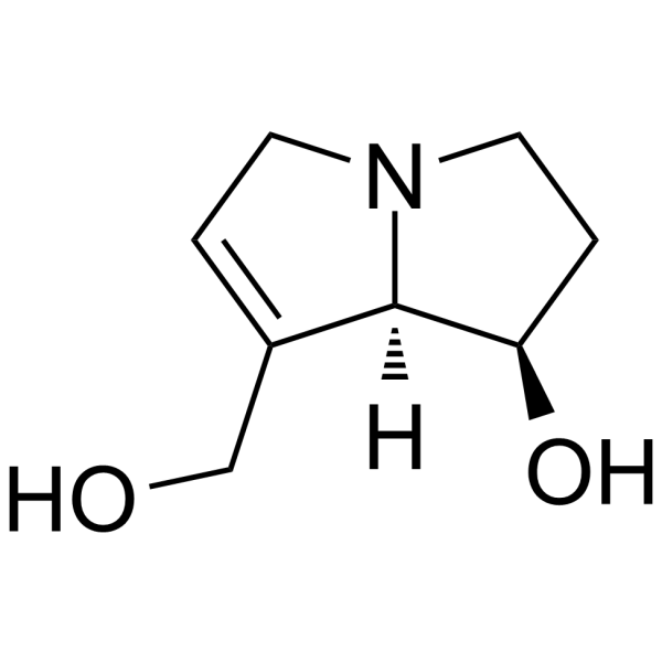 Retronecine Chemical Structure Retronecine (Synonyms: (+)-Retronecine)