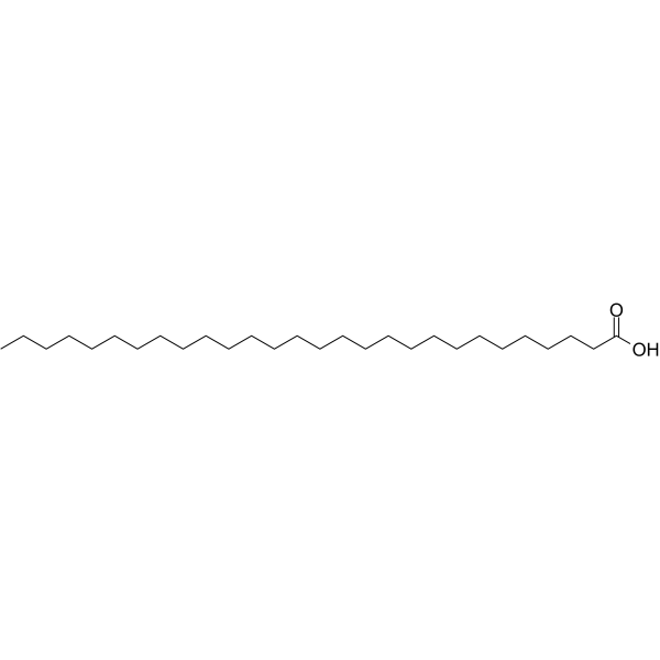 Octacosanoic acid Chemical Structure Octacosanoic acid (Synonyms: Montanic acid)
