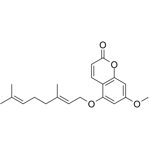 5-Geranoxy-7-methoxycoumarin Chemical Structure 5-Geranoxy-7-methoxycoumarin