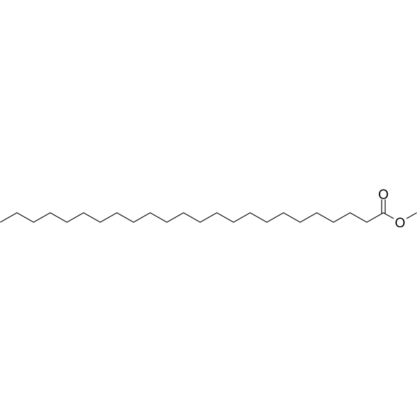 Methyl tetracosanoate Chemical Structure Methyl tetracosanoate (Synonyms: 二十四烷酸甲酯; Methyl lignocerate; Tetracosanoic Acid Methyl Ester)