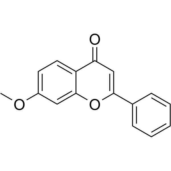 7-Methoxyflavone Chemical Structure 7-Methoxyflavone (Synonyms: 7-甲氧基黄酮)